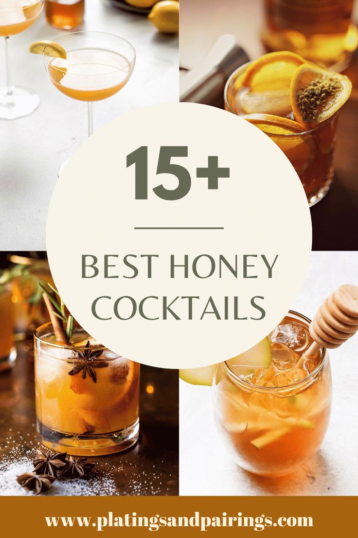 the top 15 best honey cocktails