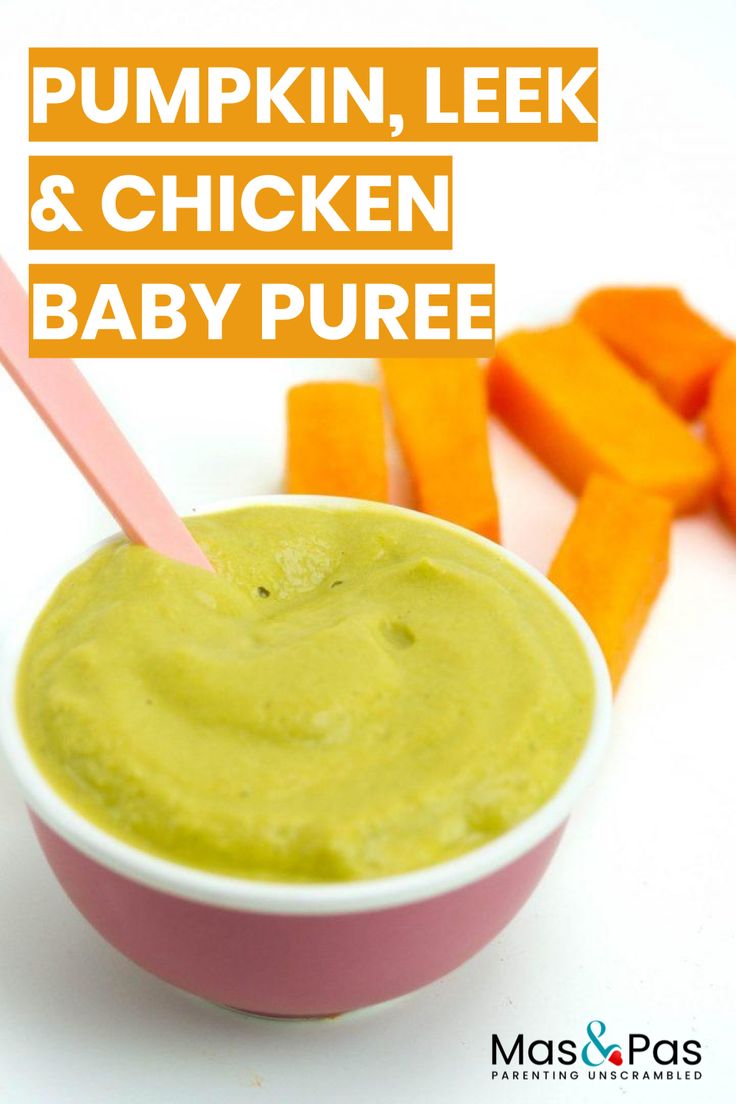 there is a bowl of baby puree next to carrots