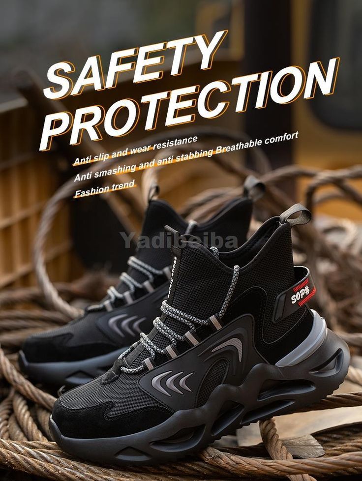 Safety Boots Men Women Work Shoes Steel Toe Work Boots Breathable Lightweight Work Sneakers Anti-Smash Industrial Safety Shoes #SafetyBoots #BootsMen #WomenWorkShoes #WorkBoots #SafetyShoes #ComfortableWork Safety Shoes Safety Boots Men, Women Work Shoes, Safety Shoes Men, Boots Outfit Men, Industrial Safety, Work Sneakers, Steel Toe Work Boots, Loft Design, Safety Boots