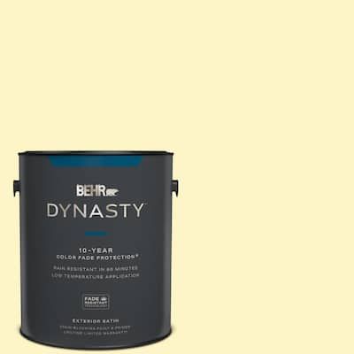 a black paint can with the words dynastiy on it's side