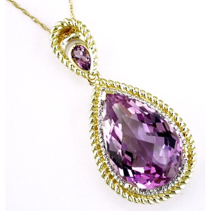 Royal 14K Yellow Gold Amethyst and Diamond Celestial Pendant - 13.16 Carat Total Gem Weight Luxury Purple Drop Jewelry, Elegant Purple Pear-shaped Necklace, Purple Pear-shaped Gemstone Jewelry, Luxury Purple Teardrop Jewelry, Classic Purple Pear-shaped Jewelry, Classic Pear-shaped Purple Jewelry, Fine Jewelry Purple Pear-shaped Jewelry, Yellow Gold Pear-shaped Amethyst Jewelry, Elegant Purple Teardrop Pendant Jewelry