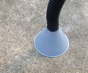 an upside down umbrella on the ground