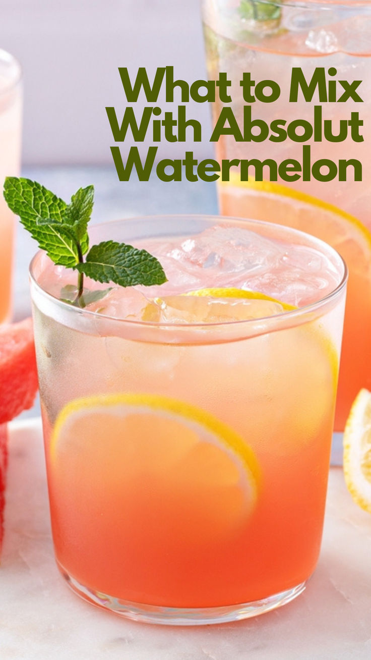 10 Drinks to Mix with Absolut Watermelon Watermelon Vodka Mixed Drinks, Watermelon Vodka Recipes, Watermelon Mixed Drinks, Watermelon Vodka Drinks, Tropical Paradise Party, Vodka Mixed Drinks, Watermelon Cocktail, Watermelon Drink, Best Drinks