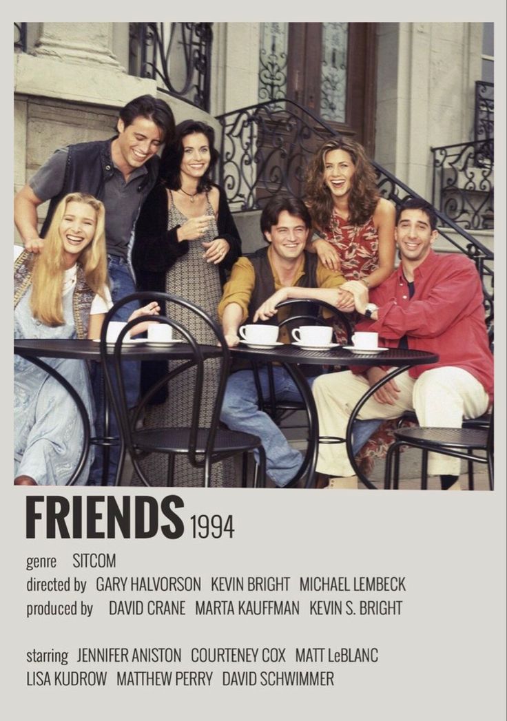 friends 1994 movie poster with cast and crew