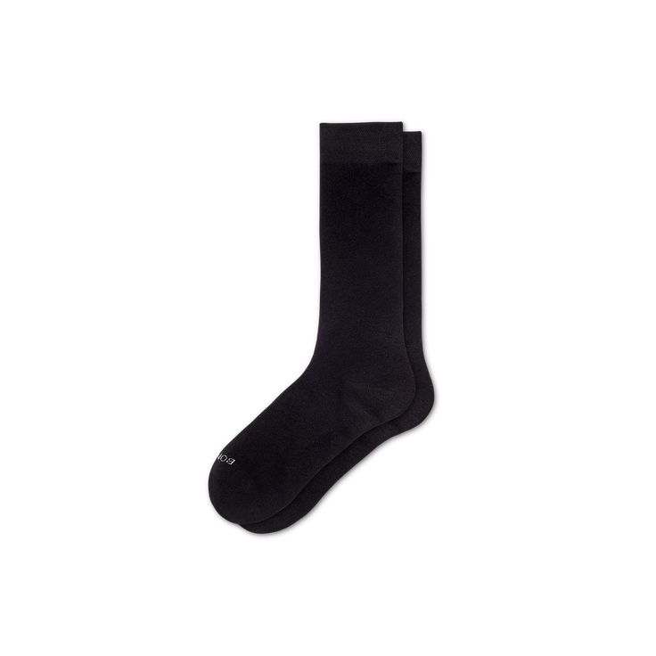 Our lightweight calf socks ditch the extra cushioning so they comfortably fit underneath even your snuggest booties, sneakers, and jeans. | Women's Lightweight Calf Socks - Black - Cotton - Bombas Casual No-show Winter Socks, Fitted Comfortable Black Socks, Comfortable Fitted Black Socks, Black Stretch Socks For Fall, Comfortable Slip-resistant Functional Socks, Comfortable Fitted Slip-resistant Socks, Casual Black Mid-calf Socks, Lightweight Black Casual Socks, Black Lightweight Casual Socks