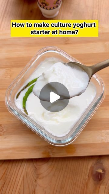 Alpna Agarwal on Instagram: "Yogurt Starter/ Culture yogurt
Here I’ll share with you, how to make your own yogurt starter with just 2 ingredients.
Try this super simple recipe to make fresh and homemade yogurt.
Ingredients:-
Milk
Fresh green chili with stalk or (red dry chilli with stalk)
Method:-
1. boil the milk and cool it down
2. pour in a small bowl, and Milk should be warm.
3. Add 2 chilies with stalk (make sure the stalks are sunk into the milk) check my reel like that.
4. leave it in a warm place for 10-12 hour or overnight. (1 keep in oven with light on)
5. After 10-12 hour you can use the yogurt starter to make homemade fresh yogurt.!!!
Enjoy homemade Organic Yogurt.
Note:- if you make yogurt in a glass bowl cover it properly & don’t move this bowl.

#yogurtstarter #yogurt #foodt Yogurt Starter Culture, Yogurt Starter, Make Your Own Yogurt, Green Chili, Homemade Yogurt, Food T, Milk Recipes, Small Bowl, Green Chilies