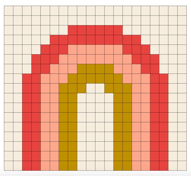 a cross stitch pattern with an orange and yellow design on it's center piece