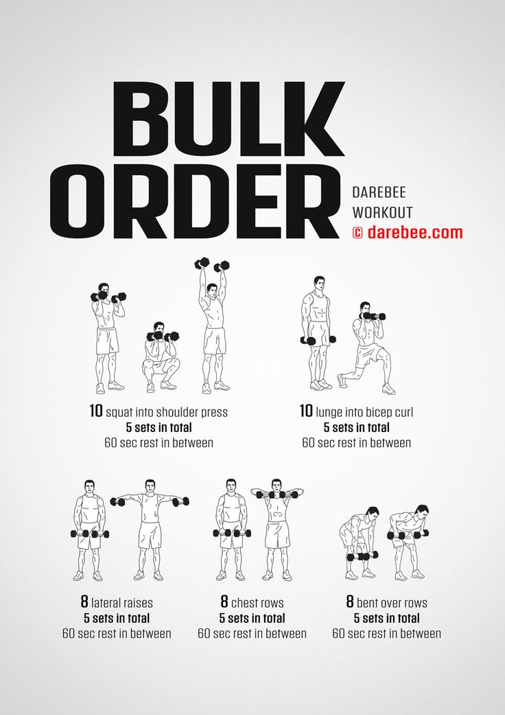 a poster with instructions on how to use the dumbble barbell exercises for men