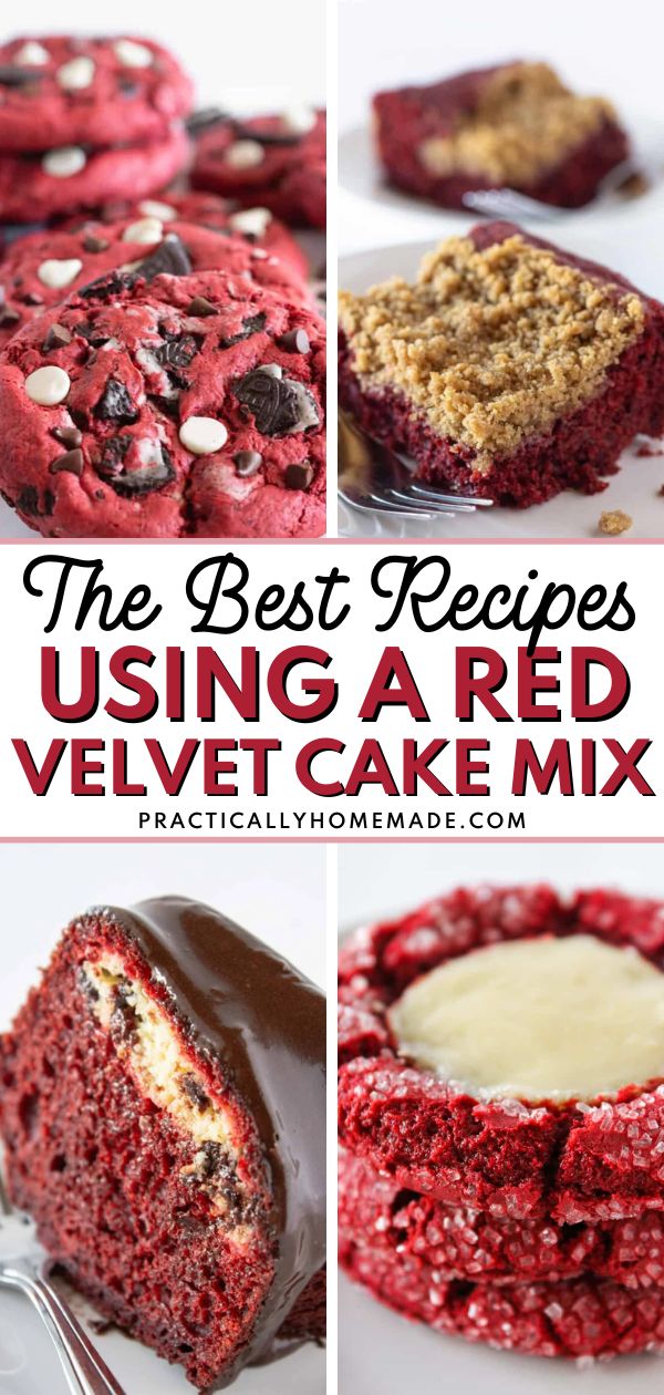 the best recipes using a red velvet cake mix