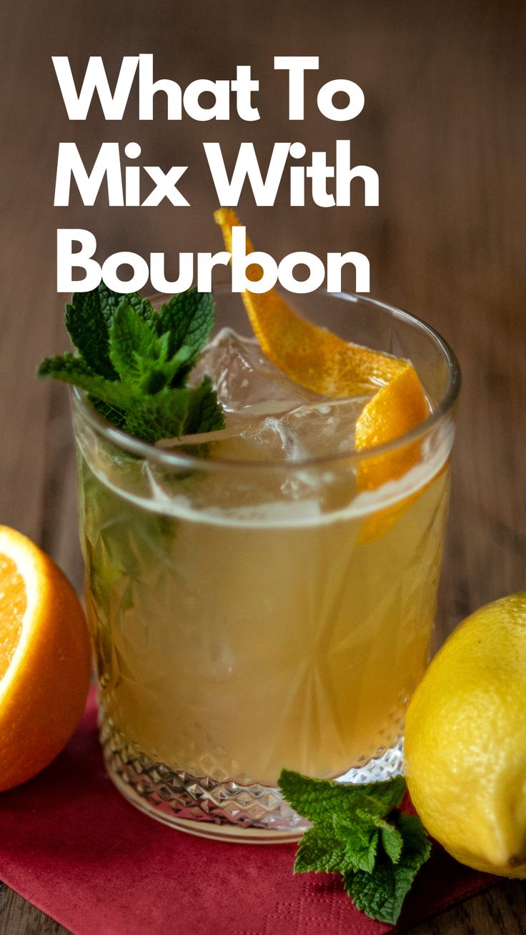 What To Mix With  Bourbon Bourbon Drinks Easy, What To Mix With Bourbon, Drinks With Bourbon, Bourbon Drink, Easy Burbon Drinks, Bourbon Margarita, Drinks Made With Bourbon, Bubble Bass Order, Bourbon Drinks Cocktails