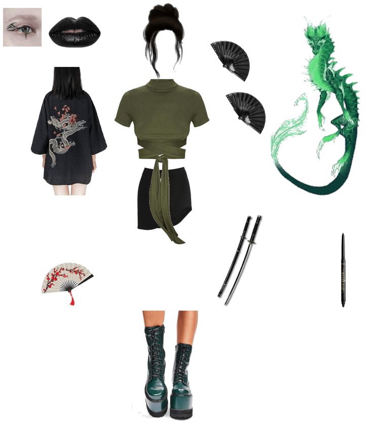 Dragon Core Outfits, Dragon Core Aesthetic Outfits, Dragon Outfit Aesthetic, Trio Outfits, Jade Core, Dragon Core, Dragon Outfit, Superhero Oc, Jade Dragon