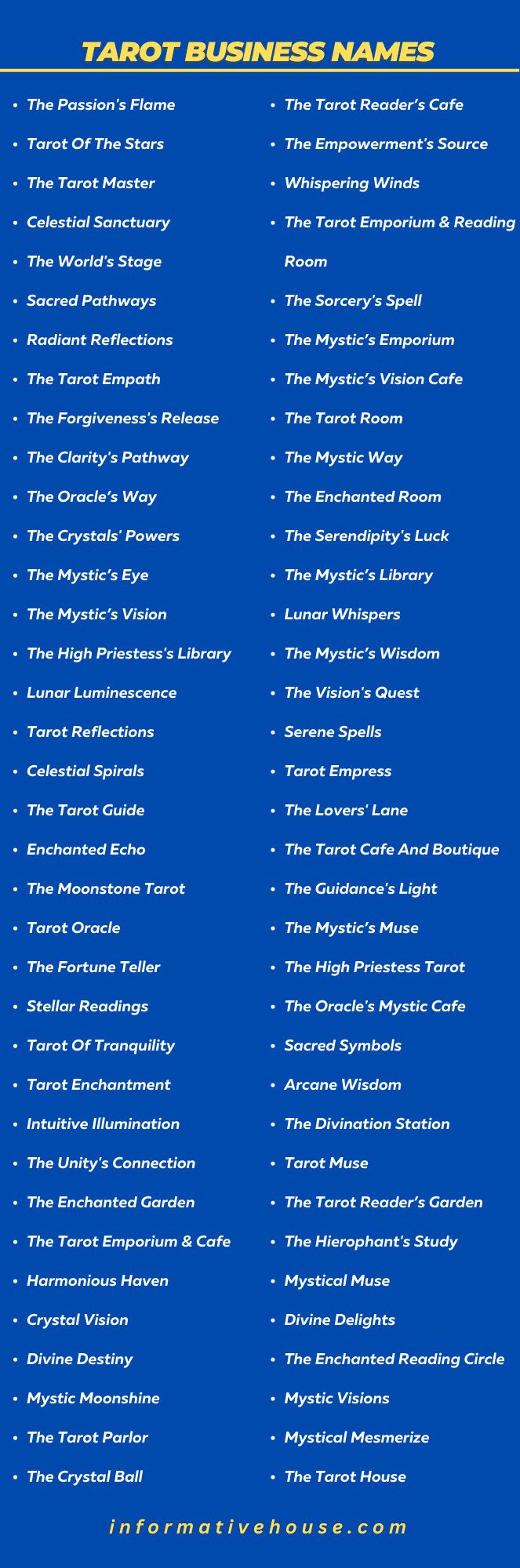 "Unleash Your Inner Mystic with These Cute Tarot Business Name Ideas" Cake Brand Name Ideas, Cake Shop Name Ideas Unique, Facebook Names Ideas Social Media, Brownie Business Name Ideas, Cake Bakery Names Ideas Unique, Baking Business Names Ideas, Cake Business Names Ideas, Cake Shop Name Ideas, Bakery Names Ideas Unique