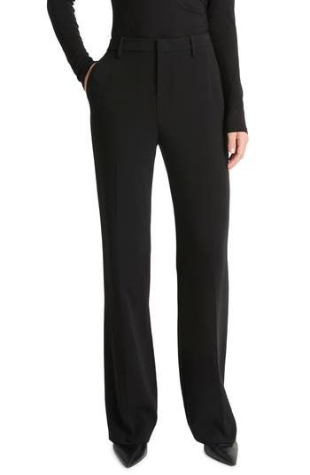 Command the room in these crisp and stretchy bootcut pants that promise classic and sharp style. Zip fly with hook-and-bar closure Front slant pockets; back welt pockets 63% polyester, 30% viscose, 7% elastane Dry clean or hand wash, line dry Imported Favorite Daughter, Bootcut Pants, Maternity Shops, Pointed Toe Shoes, Designer Clothes For Men, Women's Summer Fashion, The Room, Black Fits, Athletic Women