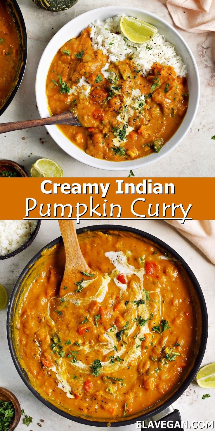 Pumpkin Curry Instant Pot, Pumpkin Puree Curry, Roasted Pumpkin Recipes Healthy, Pumpkin Curry Vegan, Coconut Pumpkin Curry, Instant Pot Pumpkin Puree, Slow Cooker Pumpkin Curry, Fall Recipes Plant Based, Pumpkin Asian Recipes