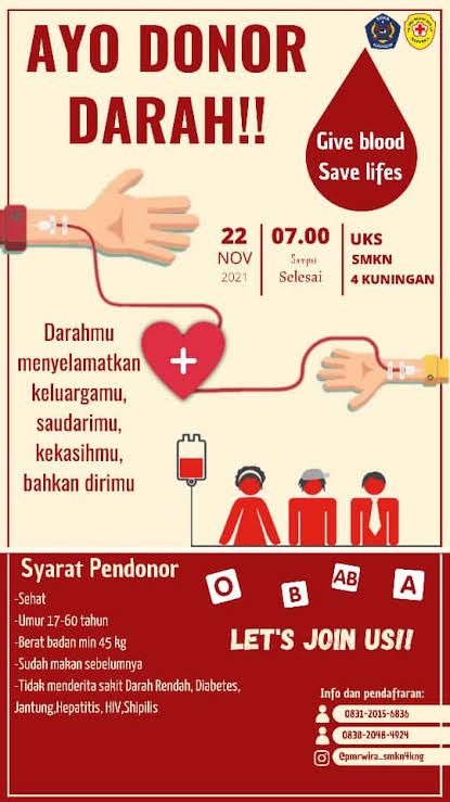 Donor Darah Aesthetic, Donor Darah Design, Darah Aesthetic, Poster Pmr, Blazer Aesthetic, Donate Blood, Infographic Poster, Blood Bank, Canvas Learning