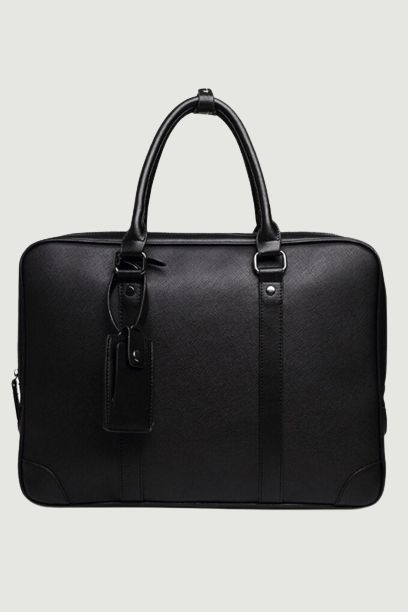 Usage: laptop document men bag Type: leather Briefcases Style: Business Size: 14 inches Pattern Type: Solid Number of Handles/Straps: Single Material Composition: polyester Main Material: PU Lining Material: Polyester Item Width: 7cm Item Weight: 1.1kg Item Type: Briefcases Item Length: 40cm Item Height: 30cm Handle/Strap Type: Soft Handle Gender: MEN Exterior: Silt Pocket Closure Type: zipper Black Large Capacity Satchel For Business, Black Shoulder Satchel For Business, Large Capacity Black Briefcase For Business, Black Briefcase For Office Use, Black Office Briefcase Satchel, Black Satchel With Luggage Sleeve For Office, Black Satchel For Business Trips, Formal Large Capacity Black Briefcase, Formal Black Briefcase With Large Capacity