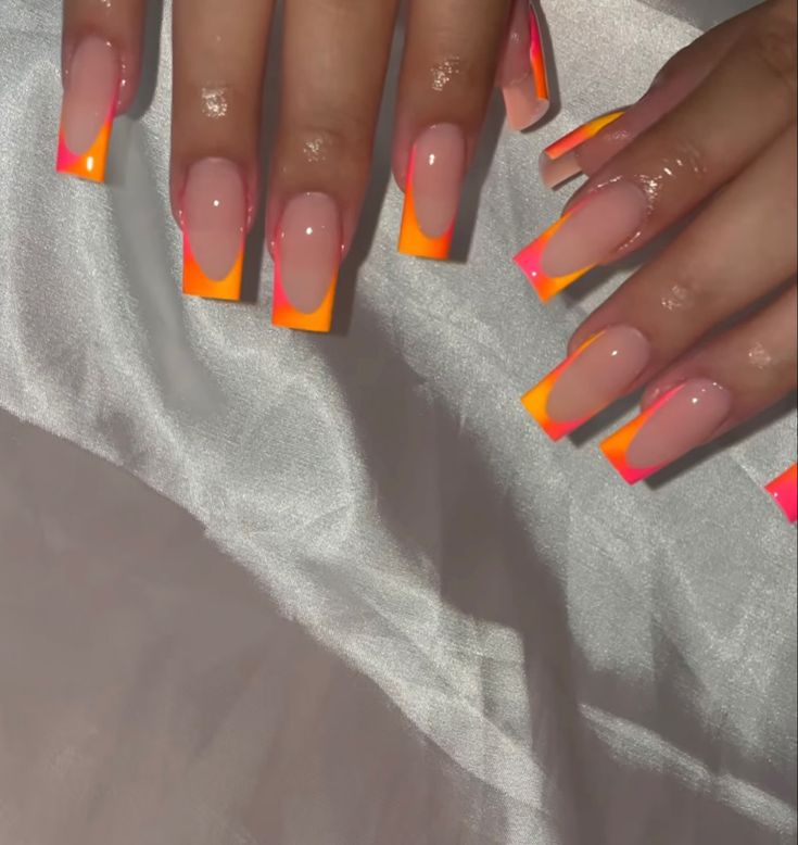 Summer Nails Square, Jamaica Nails, Acrylic Toe Nails, Drip Nails, Colored Acrylic Nails, Girly Acrylic Nails, French Tip Acrylic Nails, Work Nails, Nails Square