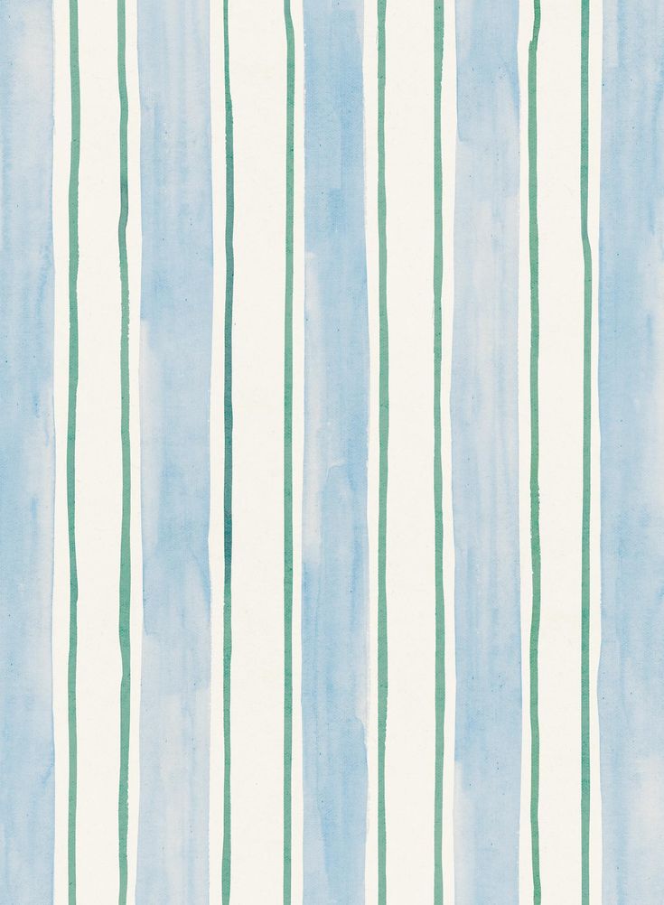 a blue and green striped wallpaper with vertical stripes