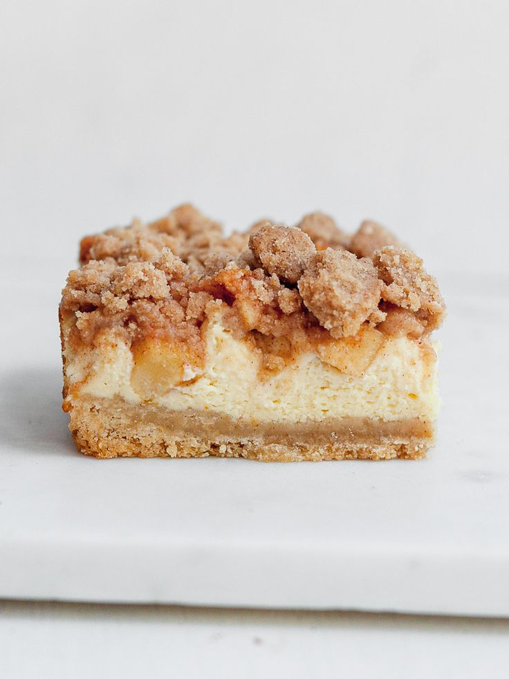 a piece of cake sitting on top of a white counter