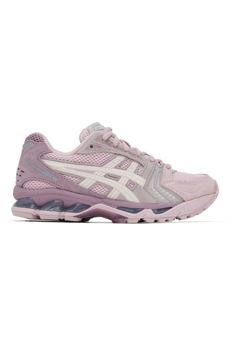 Pink GEL-KAYANO 14 Sneakers by Asics on Sale Asics Mesh Functional Sneakers, Functional Asics Mesh Sneakers, Functional Mesh Asics Sneakers, Functional Asics Jogging Sneakers, Functional Asics Sneakers For Jogging, Asics Mesh Sneakers For Jogging, Asics Running Shoes With Translucent Outsole For Jogging, Asics Sporty Mesh Sneakers, Sporty Asics Mesh Sneakers