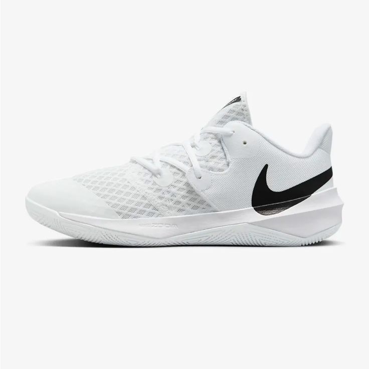 the nike court tennis shoe in white and black