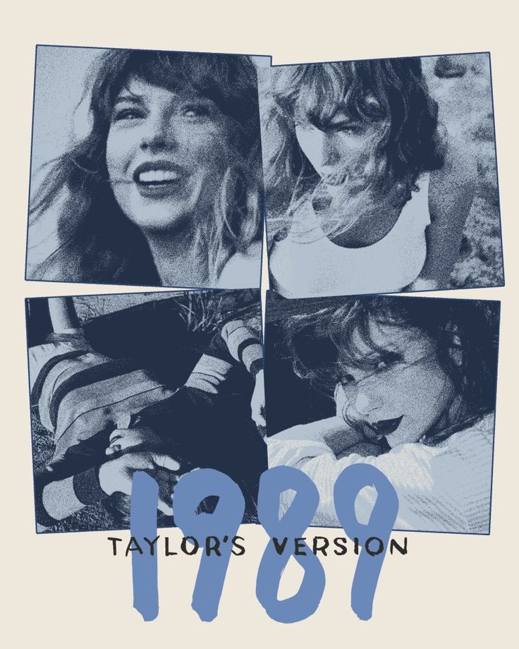 an advertisement for taylor's version of 1989