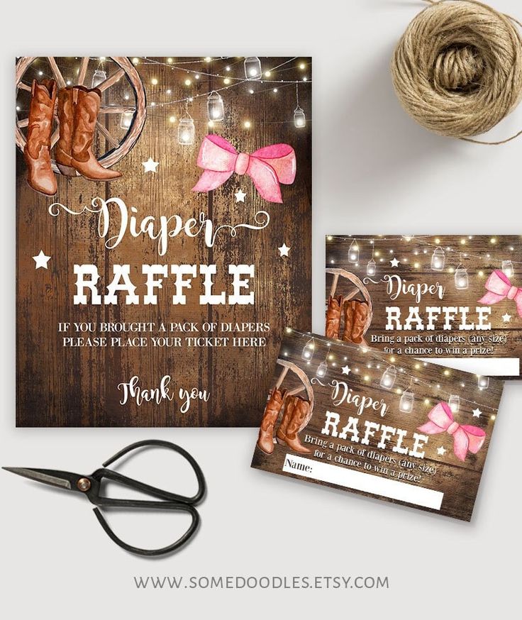 a pair of scissors and some string lights on a wooden background with the words paper raffle