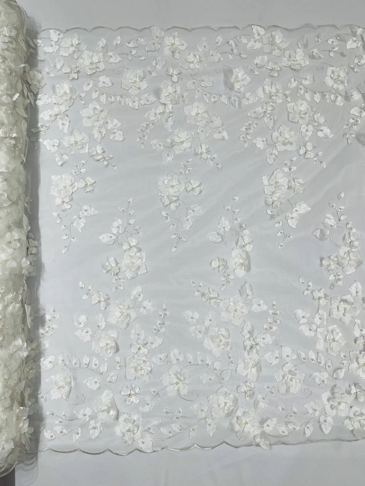 Floral Lace Fabric The floral sequins patterns are embroidered on a mesh lace fabric giving the design a sophisticated and elegant look. This lace can be used for dresses, tablecloths, nightgowns, prom gowns, bridesmaid gowns, wedding gowns, table covers/runners, pillows, home /event decorations, and SO much more! **If you purchase more than one yard we will send you the fabric in one piece.** Details 100% PolyesterLength: 36 inchesWidth: 50-52 inches Please Note: *The digital images we display Vegas Shows, Beaded Lace Fabric, Bridal Lace Fabric, Floral Picks, 3d Flowers, Lace Weddings, Bridesmaid Gown, Prom Dresses Lace, Nightgowns