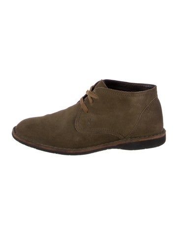 John Varvatos Suede Derby ShoesBrownRound-ToesLace-Up Closure at Uppers Casual Brown Lace-up Shoes With Textured Sole, Brown Low-top Boots With Rubber Sole, Brown Low-top Boots With Textured Sole, Brown Leather Shoes With Textured Sole And Round Toe, Brown Chukka Boots With Round Toe For Fall, Brown Textured Sole Slip-on Boots, Brown Slip-on Boots With Textured Sole, Brown Ankle-high Chukka Boots For Work, Casual Chukka Boots With Leather Footbed