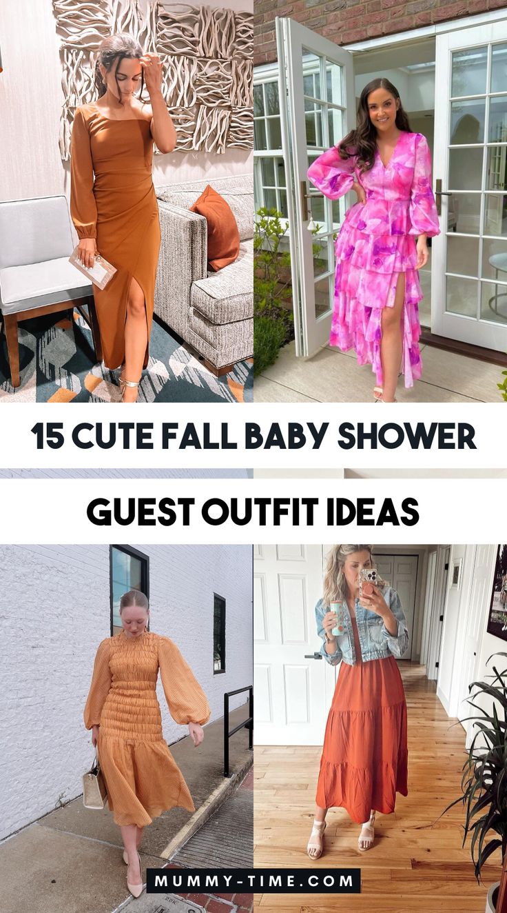 the 15 cute fall baby shower guest outfit ideas for moms who love to wear