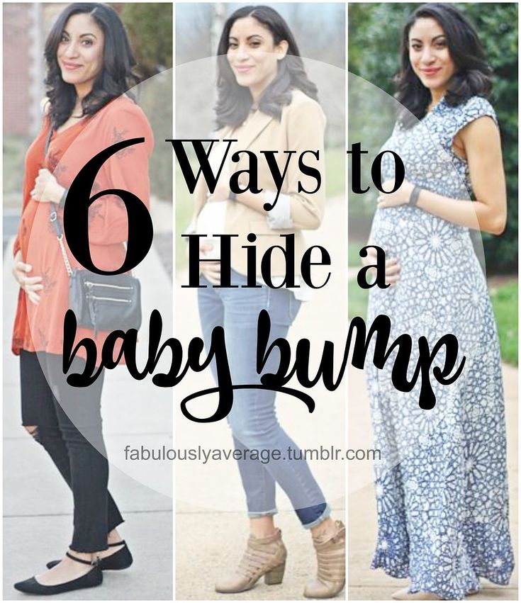 Fabulously Average — 6 Ways to Hide a Baby Bump Hide Pregnancy, Early Pregnancy Outfits, Hiding Pregnancy, Pregnancy Images, Maternity Work Clothes, Pregnancy Bump, Baby Bump Style, Cute Maternity Outfits, Stylish Maternity Outfits