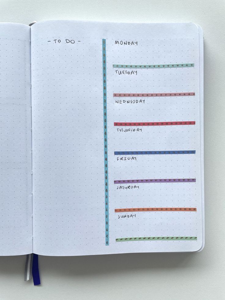 One weekly planner in 5 different styles (Bullet journal ideas) Bullet Journal Weekly Planner Ideas, Bullet Journal Ideas Pages Weekly, Week Bullet Journal Layout, Simple Weekly Bullet Journal Layout, Week At A Glance Bullet Journal, Weekly Planning Ideas, One Page Weekly Bullet Journal Layout, Bullet Journal Ideas Weekly Layout, Bullet Journal Planner Layout