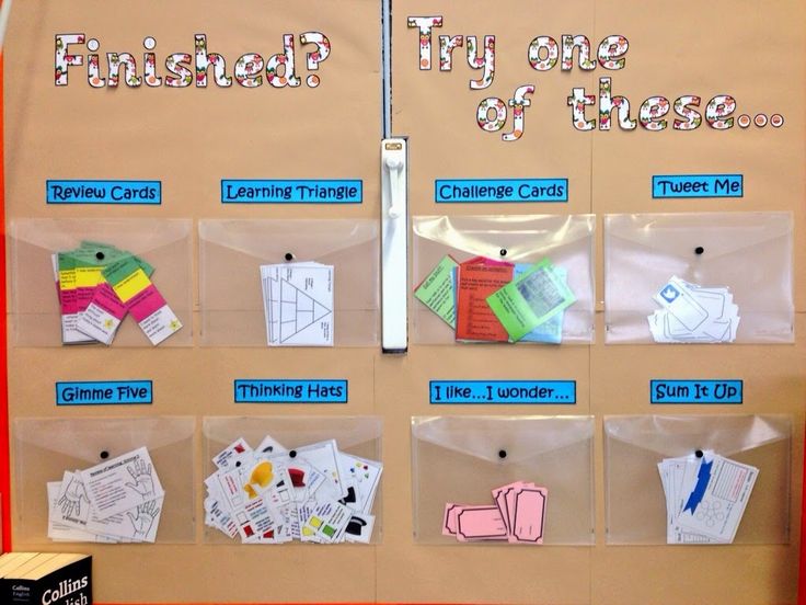 a bulletin board with different types of things on it