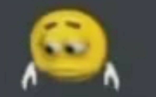 a yellow smiley face with two white arrows sticking out of it's back end