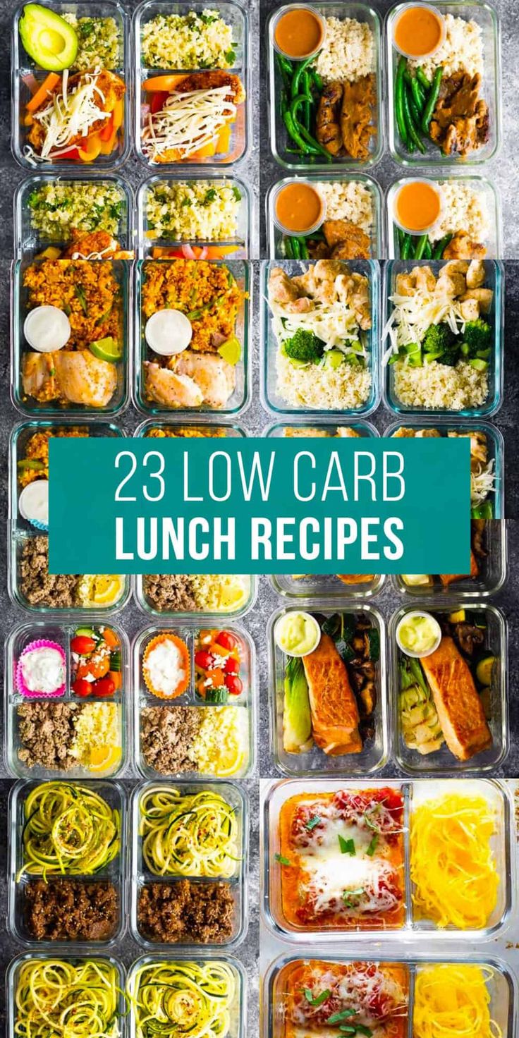 Low Carb Lunch Recipes, Low Carb Lunches, Glass Meal Prep Containers, Glass Meal Prep, Breakfast Low Carb, Low Carb Meal Prep, Healthy Lunch Meal Prep, Low Carb Lunch, Prepped Lunches