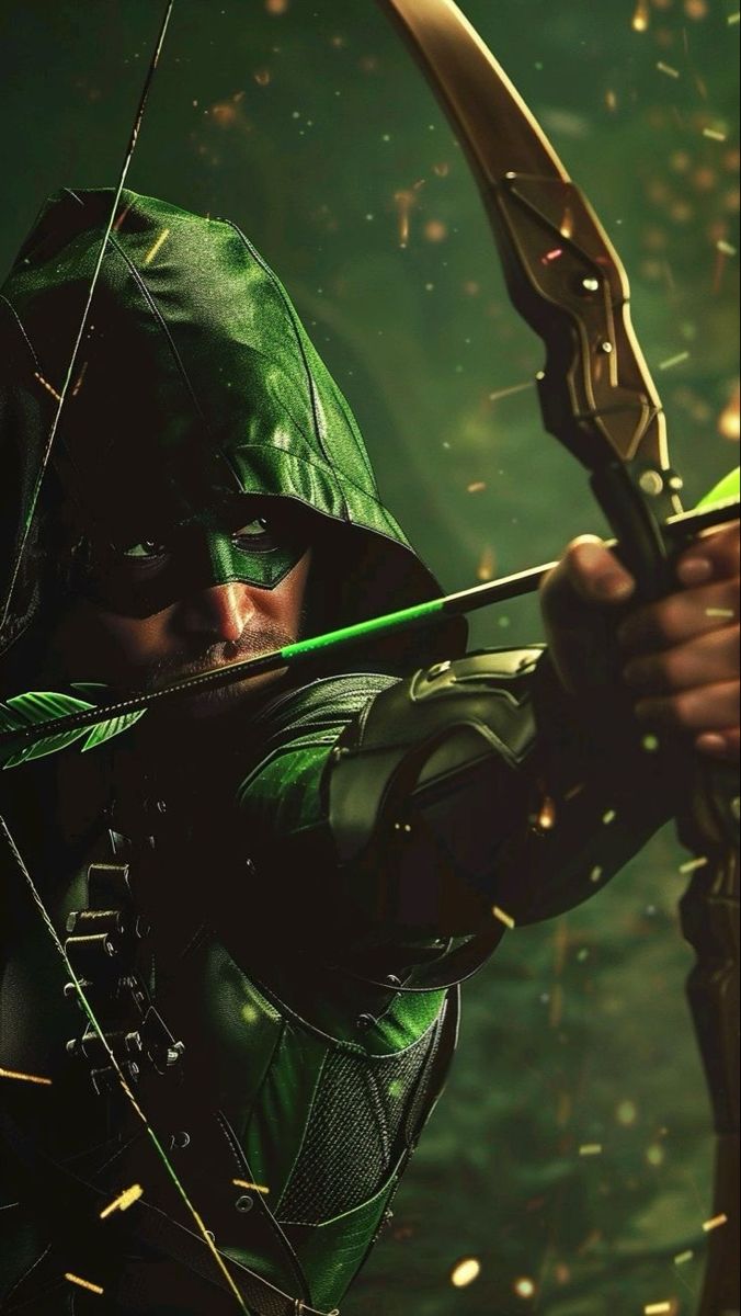 the green arrow is ready to shoot