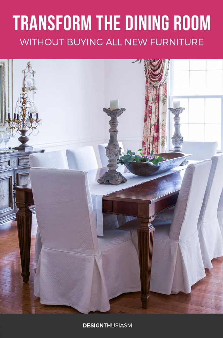 the dining room is clean and ready to be used for dinner parties or special events