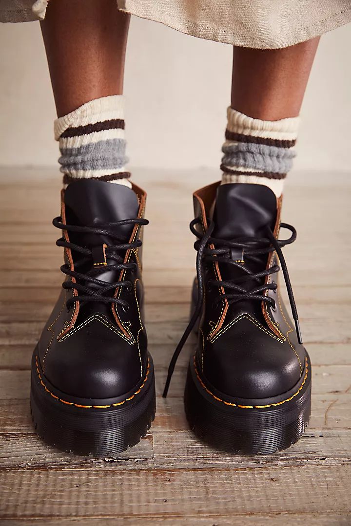 Dr. Martens Church Quad Shoe Boots | Free People Beatles Shoes Boots, Steven New York Boots, Kilties Shoes, Mtng Shoes, Basic Shoes, Shoe Inspo, Aesthetic Shoes, Swag Shoes, Pretty Shoes