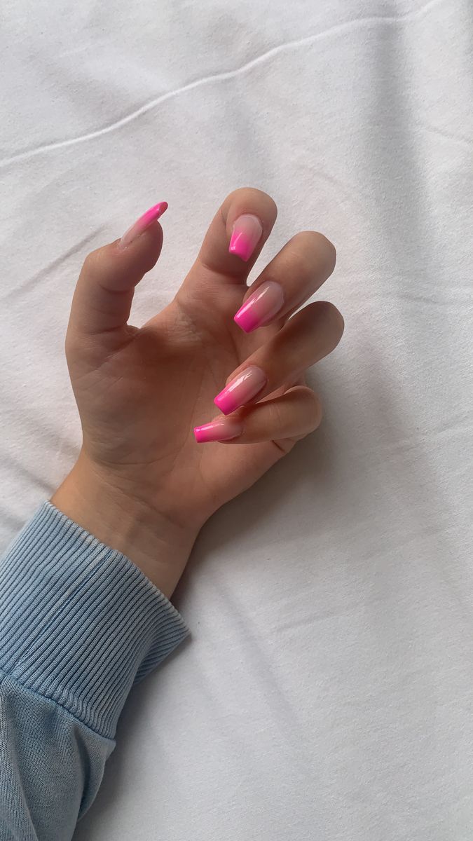 Pink Boomer Nails, Pink Baby Boomer Nails, Baby Boomers Nails, Nails Arts, Short Acrylic, Short Acrylic Nails Designs, Baby Boomer, Manicure Y Pedicure, Nails Inspo