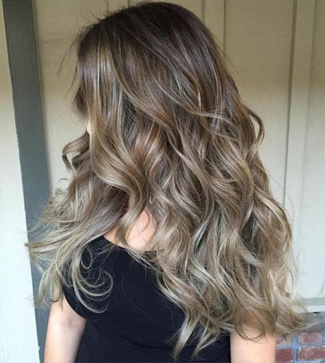 Brown Hair With Ash Blonde Balayage | Hair Inspo. Hair Ideas. Hair Color. Hair Color Ideas. Brunette. Highlights. Lowlights. Bronde. Ash blonde Ash Blonde Hair Colour, Balayage Blond, Ash Brown Hair, Ash Blonde Balayage, Ash Blonde Hair, Blonde Hair Looks, Trendy Hair Color, Balayage Brunette, Brown Blonde Hair