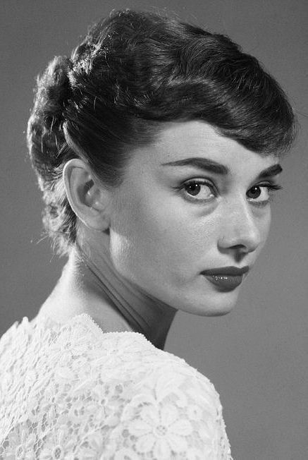 black and white photograph of a woman with short hair