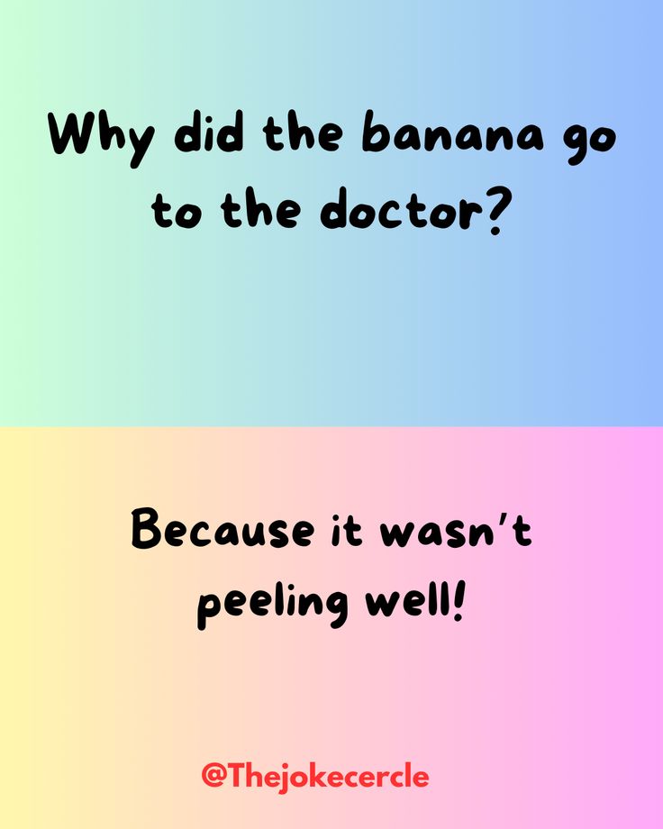 the joke is shown in two different colors