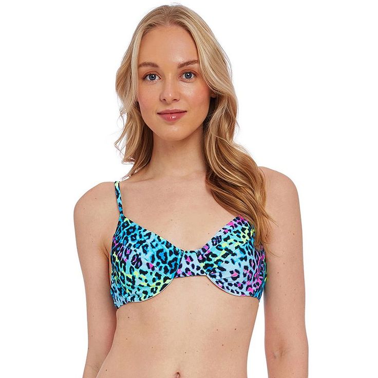 Mix and match this underwire bikini top from Cyn & Luca underwire bikini top with coordinating bottoms.Click on this WOMEN'S GUIDE to find the perfect fit and more! Mix and match this underwire bikini top from Cyn & Luca underwire bikini top with coordinating bottoms. Click on this WOMEN'S GUIDE to find the perfect fit and more! FEATURES Sweetheart neckline Moderate coverage Soft, stretchy fabric moves with you Clasp closure Fully lined Side boning UnderwireFIT & SIZING Adjustable Straps 3 hook Underwire Bra-friendly Swimwear For The Beach, Poolside Bra-friendly Underwire Swimwear, Bra-friendly Purple Swimwear With Underwire, Micro-elastic Swimwear With Built-in Bra And Underwire, Juniors Swimwear, Multicolor Underwire Swimwear With Built-in Bra, Plus Swimwear, Swimsuit Tops, Mix N Match