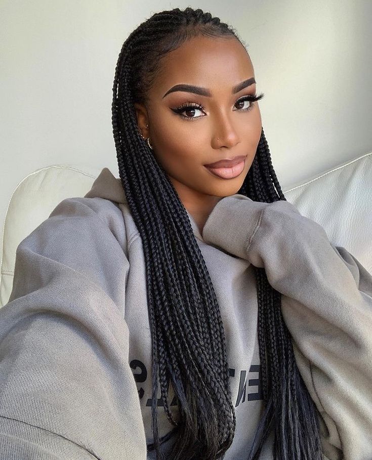 Wigs Straight, Long Box Braids, Box Braids Hairstyles For Black Women, Braided Cornrow Hairstyles, Braids Hairstyles Pictures, Twist Hair, Protective Hairstyles Braids, Senegalese Twist, Box Braids Styling