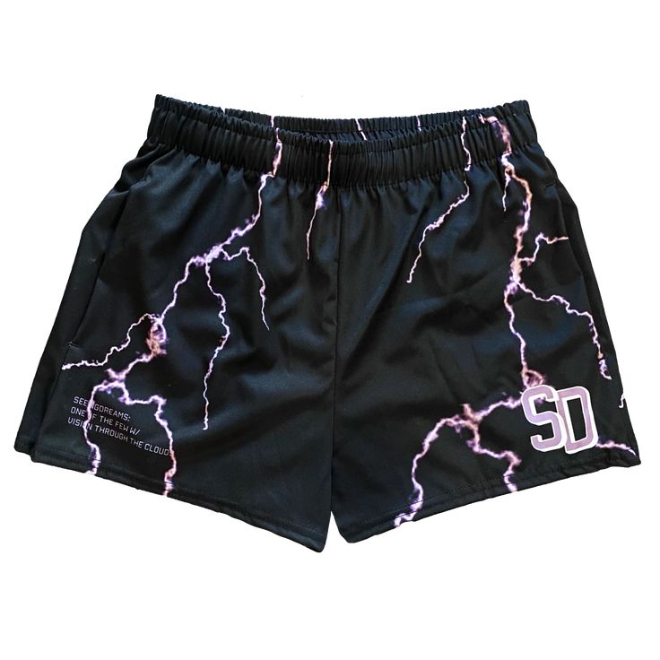 WOMENS LIGHTNING SHORTS | SeeingDreams Basketball Clothes, Streetwear Shorts, Fashion Attire, Tomboy Fashion, Pants Design, Designer Shorts, Cute Simple Outfits, Nike Outfits, Dream Clothes