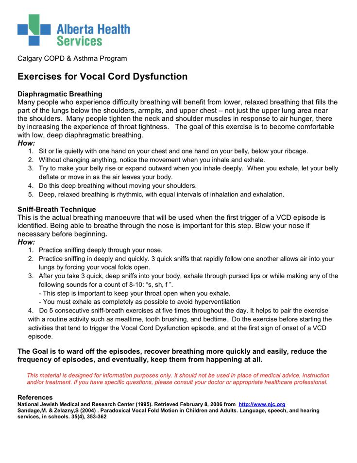 Speech Language Pathology Grad School, Vocal Cord Dysfunction, Neck And Shoulder Muscles, Medical Binder, Vocal Lessons, Diaphragmatic Breathing, Difficulty Breathing, Speech Language Pathology, Grad School