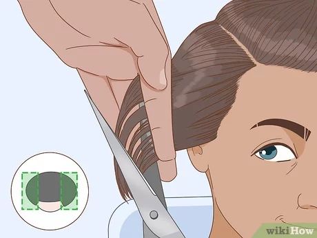 How to Cut a Pixie Cut (with Pictures) - wikiHow Pixie Haircut How To Cut, How To Cut Short Hair At Home, How To Cut Pixie Haircut Tutorial, Diy Pixie Haircut How To At Home, How To Cut Short Hair, How To Cut Wolf Cut At Home, How To Cut A Pixie Haircut Diy, Styling Long Pixie Haircut Tutorials, Diy Pixie Cut