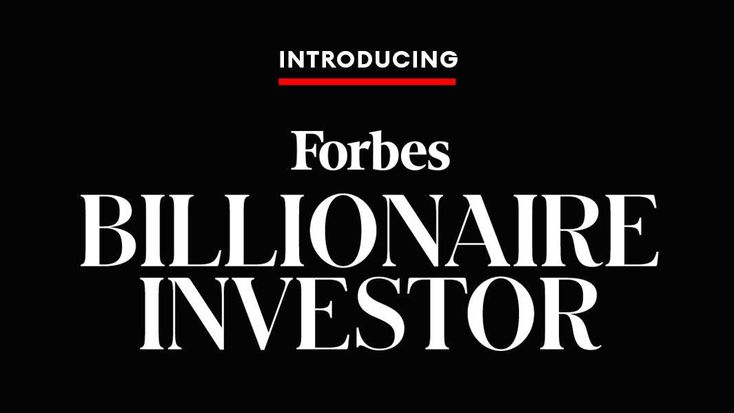 a black background with the words forbess, billonairee investor