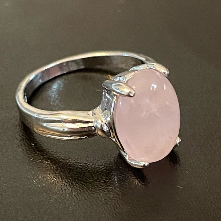 Condition: 100% Brand New And High Quality Material: S925 Silver, Rose Quartz S925 Stamped Inside The Ring Main Stone: Rose Quartz Size Available: 7,8.5,10.5 Color: Same As Pictures Gender: Woman Package: 1x Ring #Rosequartzring #S925ring #Crystalring #Womanring #Gemstonering Rose Quartz Wedding Ring Silver, Pink Rose Quartz Rings For Anniversary, Pink Rose Quartz Promise Ring, Rose Quartz Rings, Rose Quartz Rings Silver, Elegant Pink Rose Quartz Crystal Ring, Quartz Rings, Silver Ring Wedding, Ring Crystal