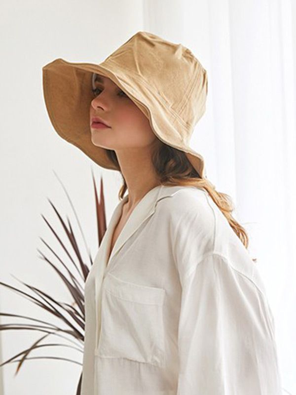 Editor's NoteSLEEPYSLIP presents you with warm weekend laziness and drowsiness- Bucket hat for the summer season- Long length and wide brim - Firm and sophisticated fitting- Durable and soft cotton- Well-ventilated head islet Measurement (inches)one size- Height 4.5in.- Brim length 3.7in.Composition & Care- Linen- Dry cleaning Designer- by SLEEPYSLIP Beige Flat Brim Hat One Size Fits Most, Beige Flat Brim Hat One Size, Summer Wide Brim Cloche Hat For Everyday, Summer Wide Brim Cloche Hat, Wide Brim Cloche Hat For Summer, Beige Summer Bucket Hat For Everyday, Beige Bucket Hat For Everyday Summer Use, Beige Bucket Hat For Everyday, Cream Sun Hat For Everyday Summer Use